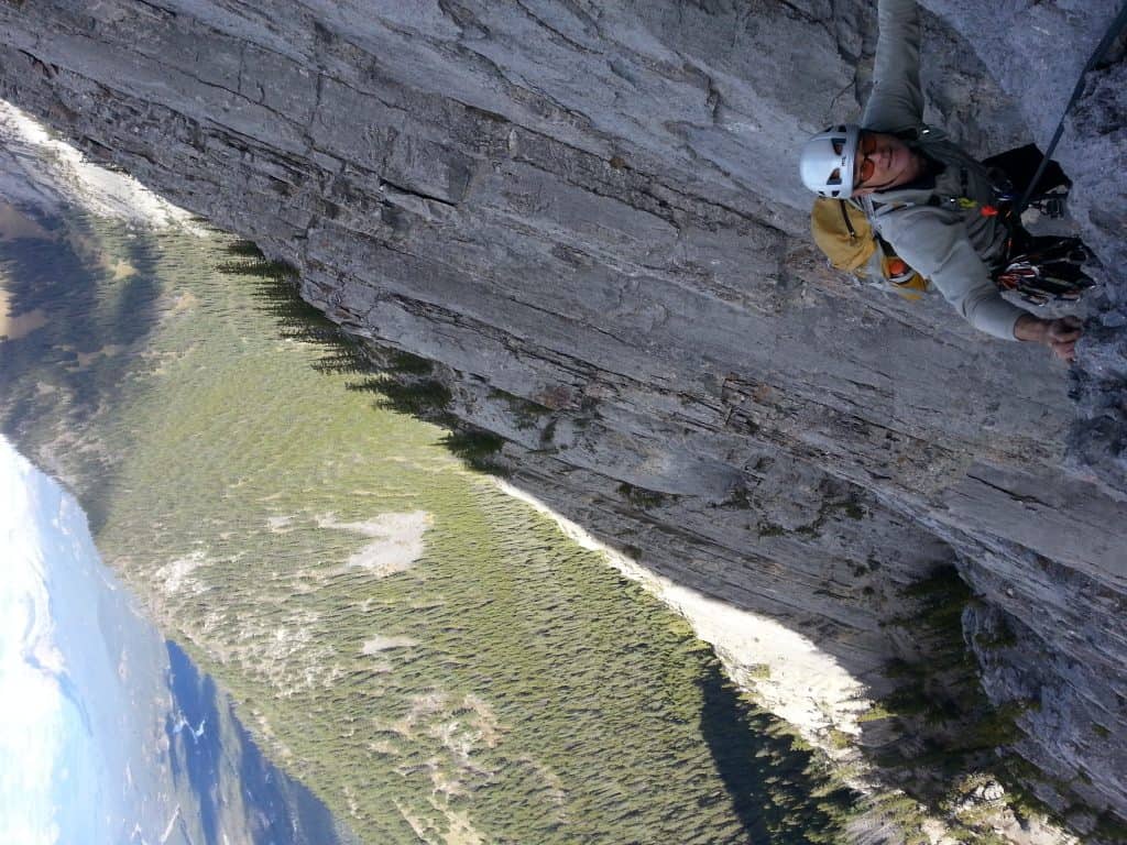 rock climbing