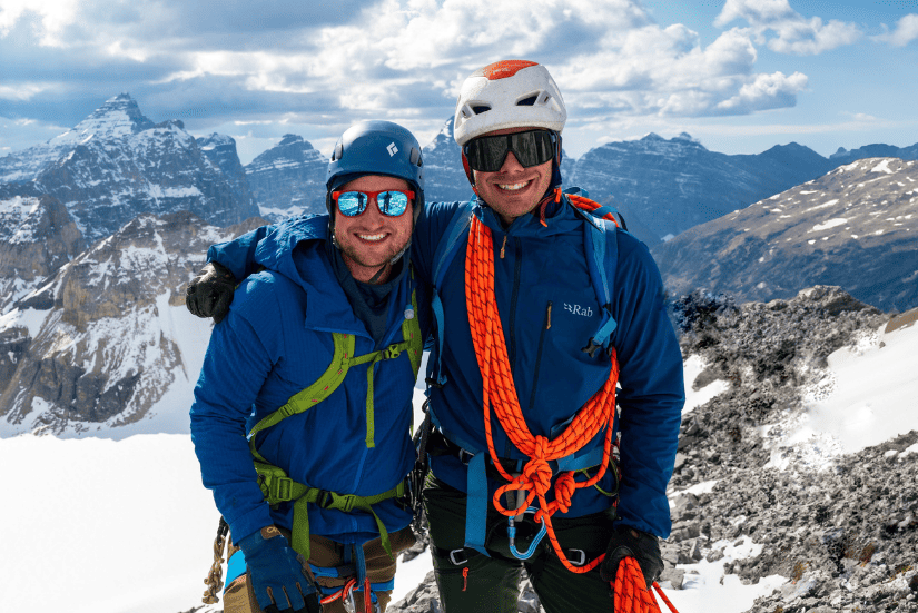 alpine air adventures guide on mountain in banff